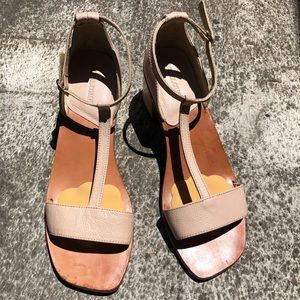 Rachel Comey Leather T-strap sandals heels size 9.5
